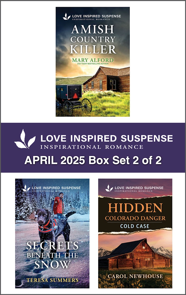 Cover image for Love Inspired Suspense April 2025 - Box Set 2 of 2/Amish Country Killer/Secrets Beneath The Snow/Hidden Colorado Danger, isbn: 9781038953377
