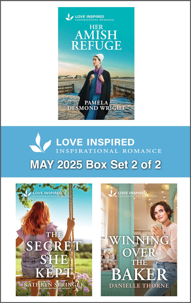 Cover image for Love Inspired May 2025 Box Set 2 of 2/Her Amish Refuge/The Secret She Kept/Winning Over The Baker, isbn: 9781038954688