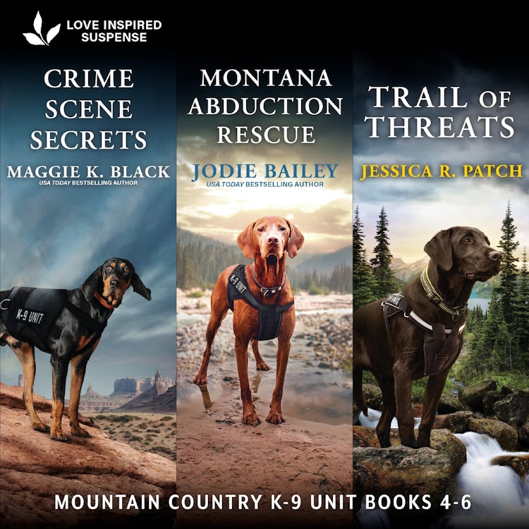 Cover image for Mountain Country K-9 Unit Books 4-6/Crime Scene Secrets/Montana Abduction Rescue/Trail Of Threats, isbn: 9781038957405