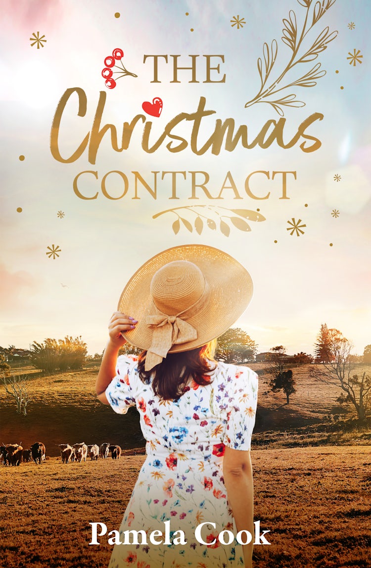 Cover image for The Christmas Contract: An award-winning, small town, festive, boy-next-door, romance novella., isbn: 9781038957719
