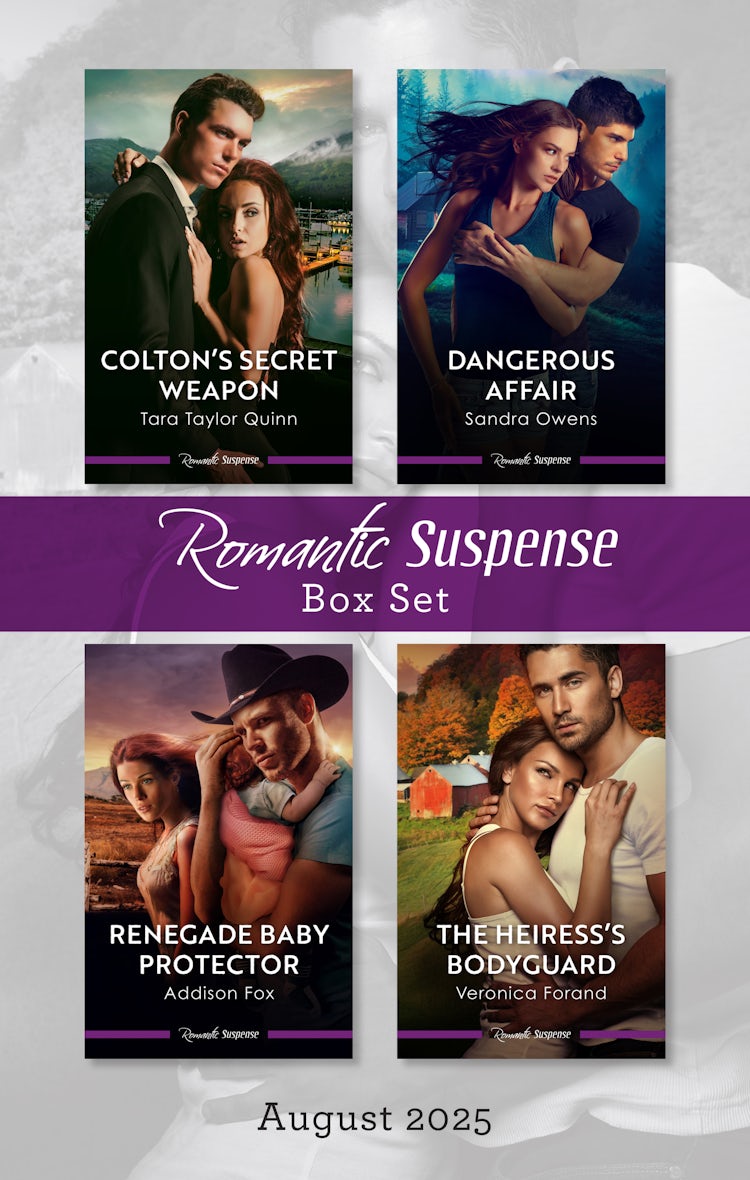 Cover image for Suspense Box Set August 2025/Colton's Secret Weapon/The Heiress's Bodyguard/Renegade Baby Protector/Dangerous Affair, isbn: 9781038958808