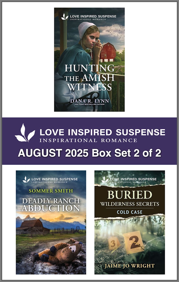 Cover image for Love Inspired Suspense August 2025 - Box Set 2 of 2/Hunting The Amish Witness/Deadly Ranch Abduction/Buried Wilderness Secrets, isbn: 9781038961068