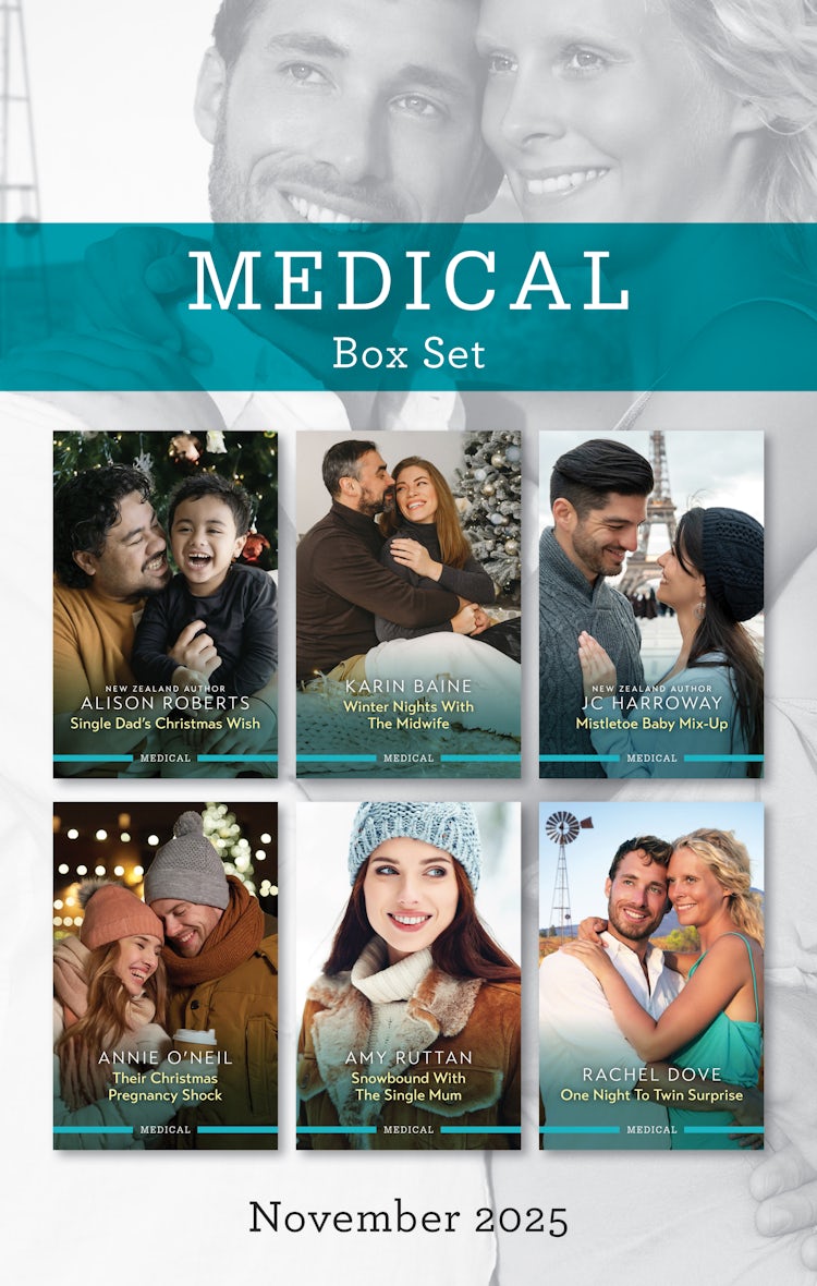 Cover image for Medical Box Set November 2025/Single Dad's Christmas Wish/Winter Nights With The Midwife/Mistletoe Baby Mix-Up/Their Christmas Pregnancy Shock/Snowbound With The Single Mum/One Night To Twin Surprise, isbn: 9781038965509