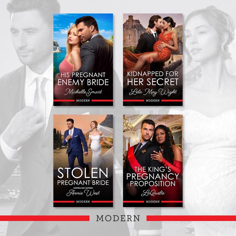 Cover image for His Pregnant Enemy Bride/Kidnapped For Her Secret/Stolen Pregnant Bride/The King's Pregnancy Proposition, isbn: 9781038968456