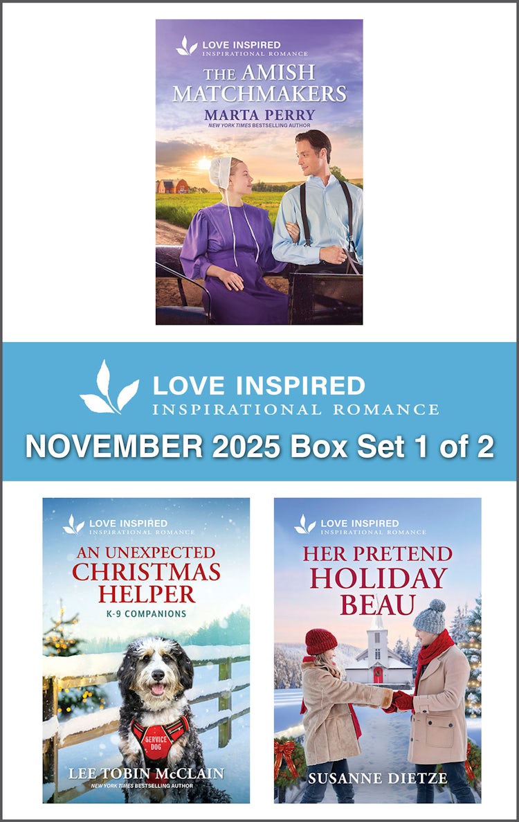 Cover image for Love Inspired November 2025 Box Set 1 of 2/The Amish Matchmakers/An Unexpected Christmas Helper/Her Pretend Holiday Beau, isbn: 9781038968531