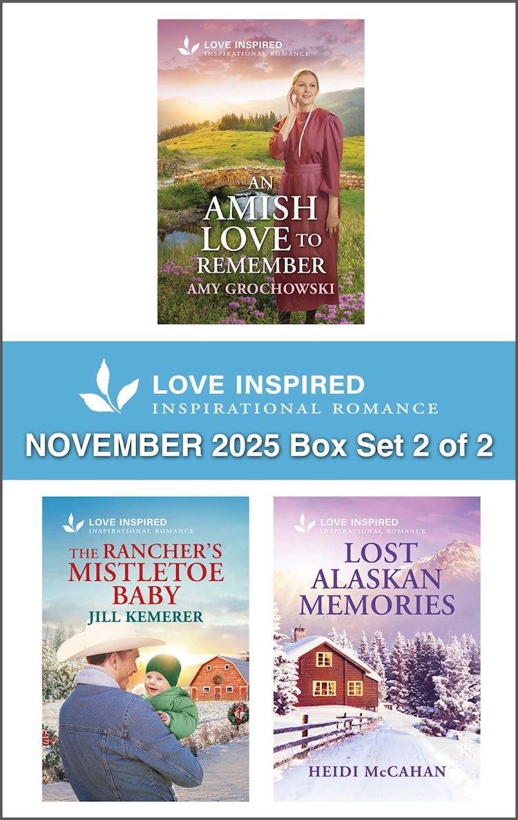 Cover image for Love Inspired November 2025 - Box Set 2 of 2/An Amish Love To Remember/The Rancher's Mistletoe Baby/Lost Alaskan Memories, isbn: 9781038968548