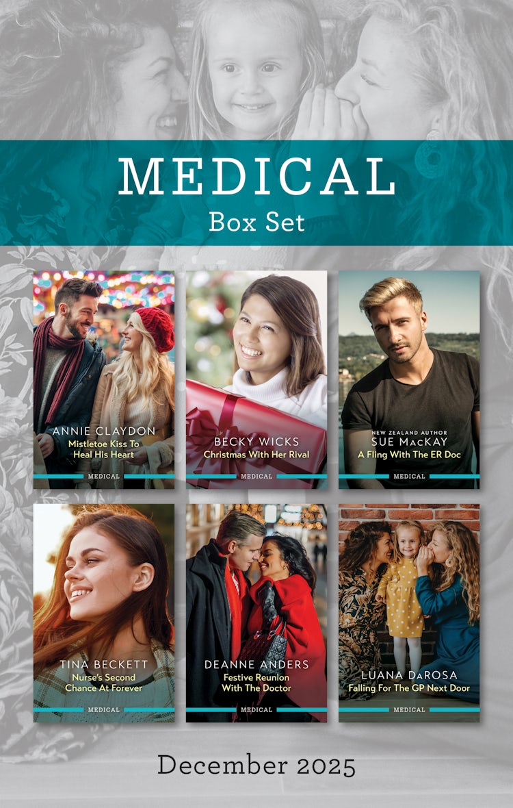 Cover image for Medical Box Set December 2025/Mistletoe Kiss To Heal His Heart/Christmas With Her Rival/A Fling With The ER Doc/Nurse's Second Chance At Forever/Festive Reunion With The Doctor/Falling For The GP Next, isbn: 9781038971784