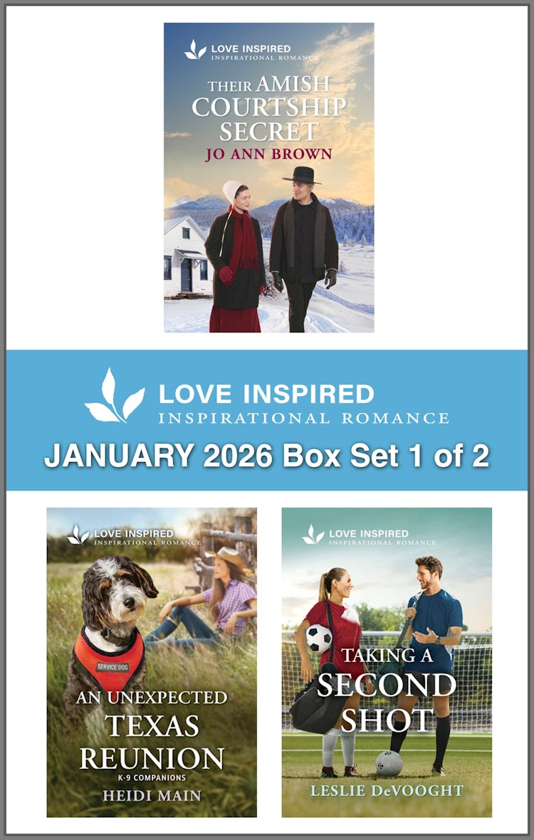 Cover image for Love Inspired January 2026 Box Set 1 of 2/Their Amish Courtship Secret/An Unexpected Texas Reunion/Taking A Second Shot, isbn: 9781038973467