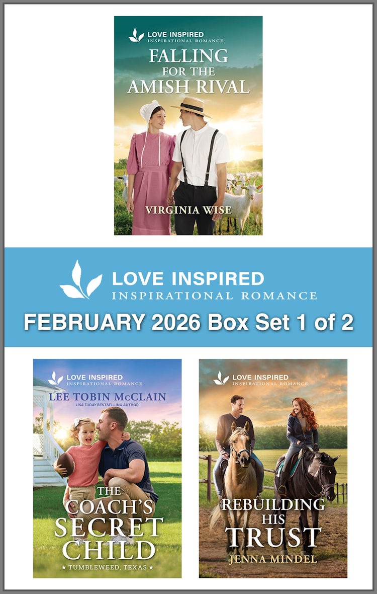 Cover image for Love Inspired February 2026 Box Set 1 of 2/Falling For The Amish Rival/The Coach's Secret Child/Rebuilding His Trust, isbn: 9781038973832