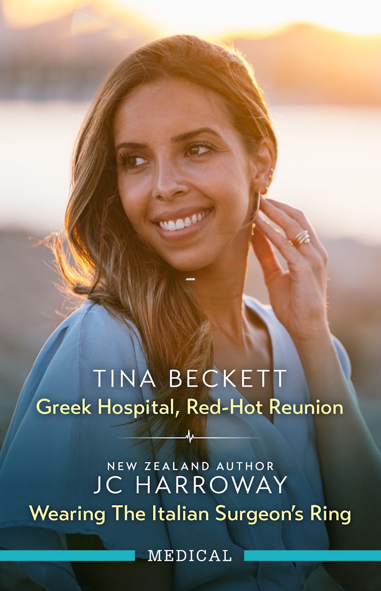 Cover image for Greek Hospital, Red-Hot Reunion/Wearing The Italian Surgeon's Ring, isbn: 9781038976420