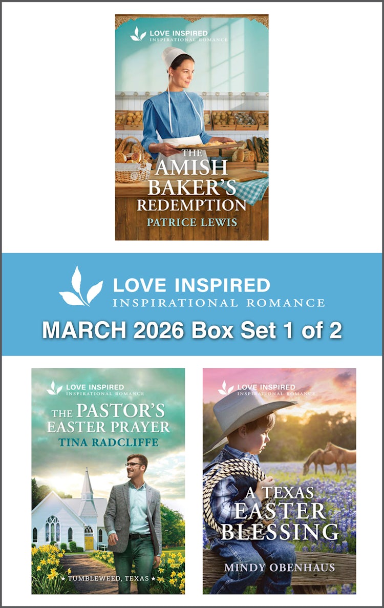 Cover image for Love Inspired March 2026 - Box Set 1 of 2/The Amish Baker's Redemption/The Pastor's Easter Prayer/A Texas Easter Blessing, isbn: 9781038977083