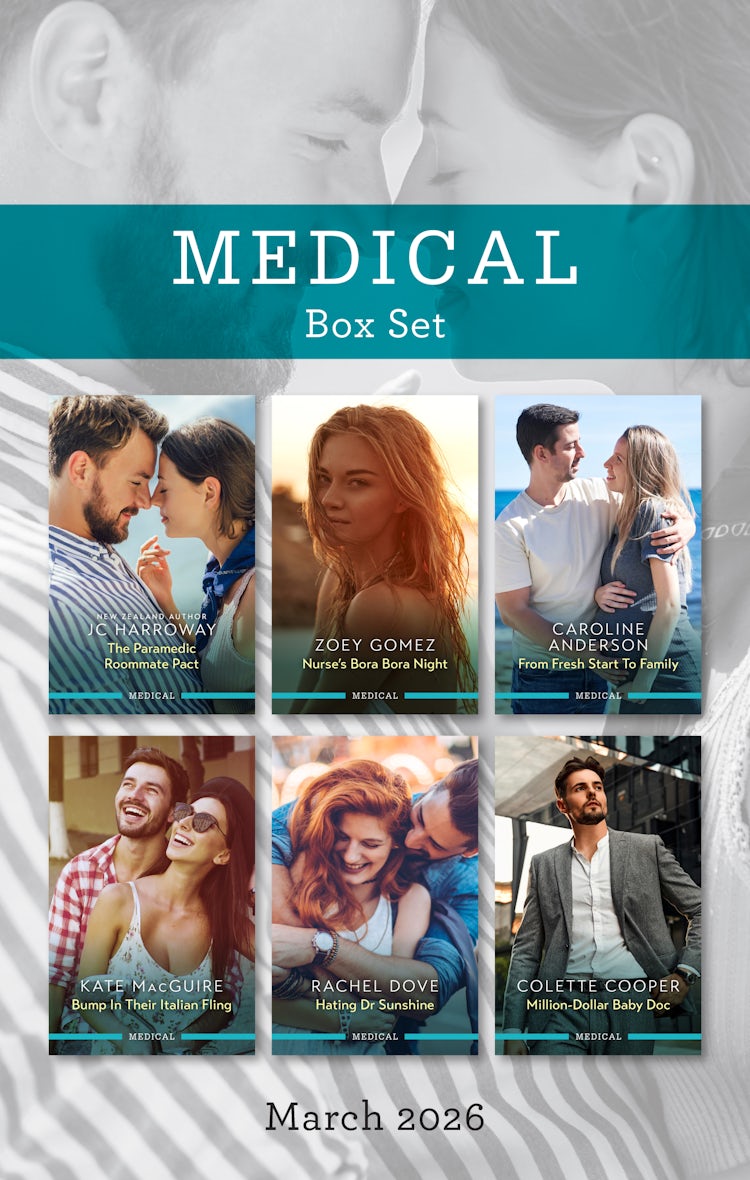 Cover image for Medical Box Set March 2026/The Paramedic Roommate Pact/Nurse's Bora Bora Night/From Fresh Start To Family/Bump In Their Italian Fling/Hating Dr Sunshine/Million-Dollar Baby Doc, isbn: 9781038978165