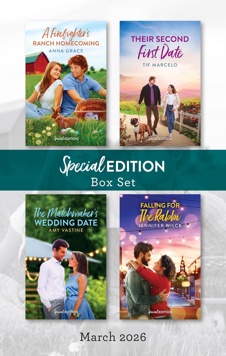 Cover image for Special Edition Box Set March 2026/A Firefighter's Ranch Homecoming/Their Second First Date/The Matchmaker's Wedding Date/Falling For The Rabbi, isbn: 9781038978288