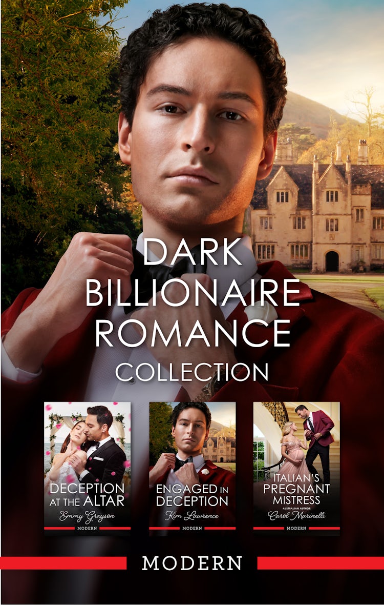 Cover image for Dark Billionaire Romance Collection/Deception At The Altar/Engaged In Deception/Italian's Pregnant Mistress, isbn: 9781038979254