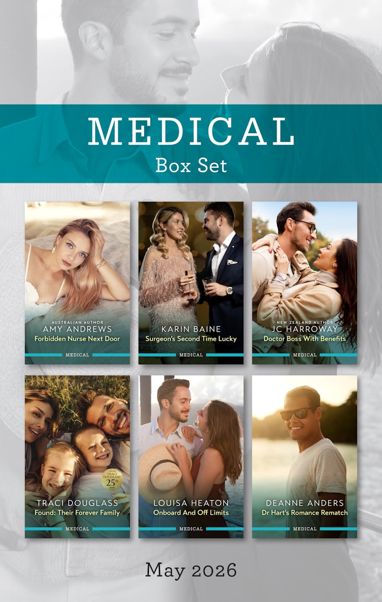 Cover image for Medical Box Set May 2026/Forbidden Nurse Next Door/Surgeon's Second Time Lucky/Doctor Boss With Benefits/Found: Their Forever Family/Onboard And Off Limits/Dr Hart's Romance Rematch, isbn: 9781038980830