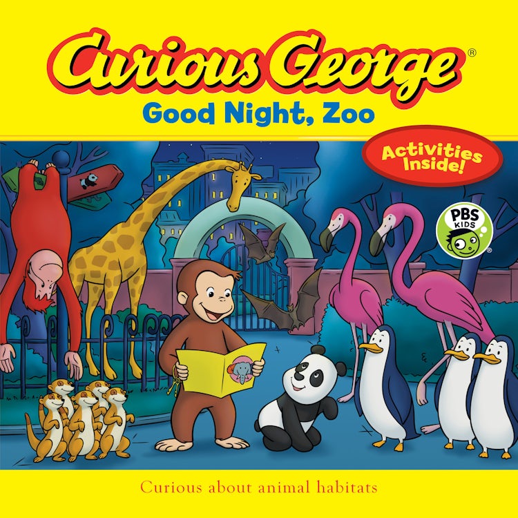 Cover image for Curious George Good Night, Zoo (CGTV), isbn: 9781328561732