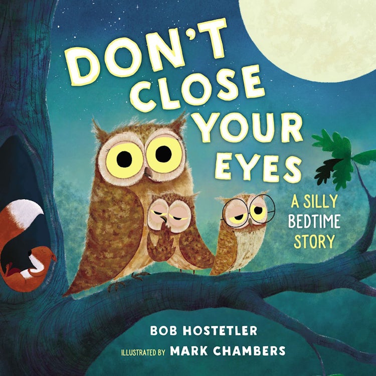 Cover image for Don't Close Your Eyes: A Silly Bedtime Story, isbn: 9781400209514