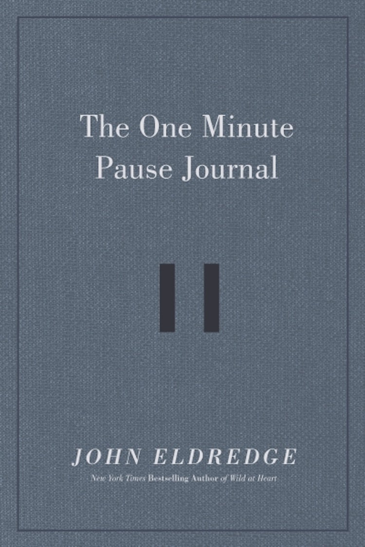 Cover image for One Minute Pause Journal  A Daily Invitation to Slow Down, Stop, and Reflect (A 90-Day Guided Devotional Journal), isbn: 9781400234356
