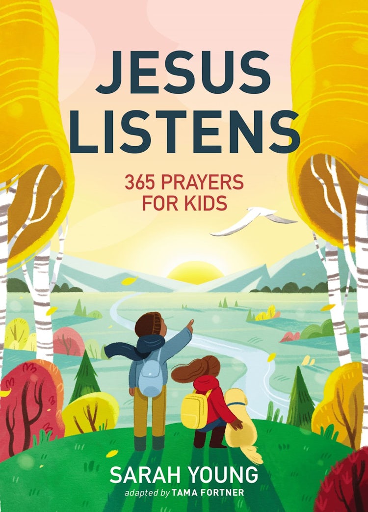 Cover image for Jesus Listens: 365 Prayers for Kids:  A Jesus Calling Prayer Book for Young Readers, isbn: 9781400236633