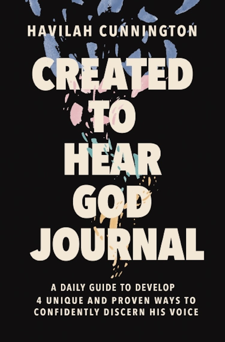 Cover image for Created To Hear God Journal: A Daily Guide to Develop 4 Unique and Proven Ways to Confidently Discern His Voice, isbn: 9781400238675