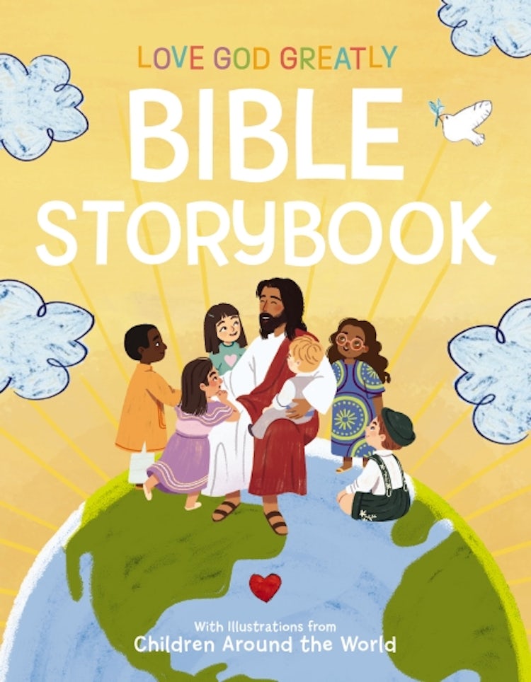 Cover image for Love God Greatly Bible Storybook: With Illustrations from Children Around the World, isbn: 9781400244454