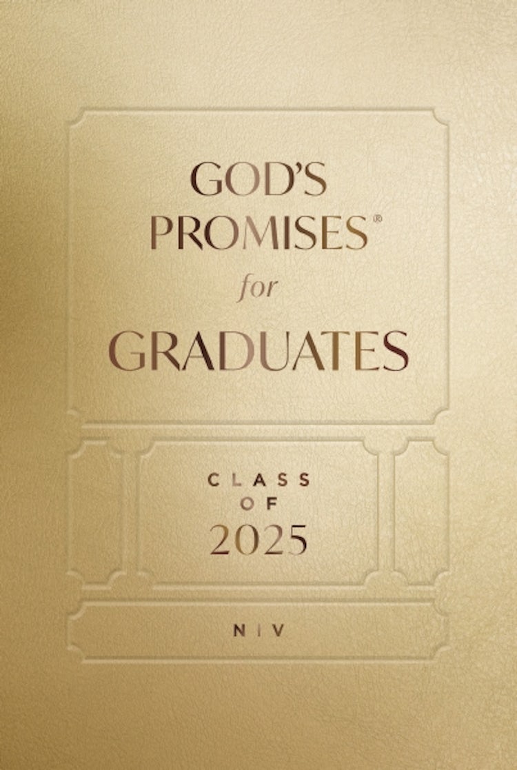 Cover image for God's Promises For Graduates: Class Of 2025 [Gold NIV], isbn: 9781400251254