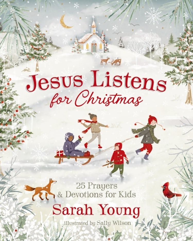 Cover image for Jesus Listens for Christmas: 25 Prayers and Devotions for Kids, isbn: 9781400253401