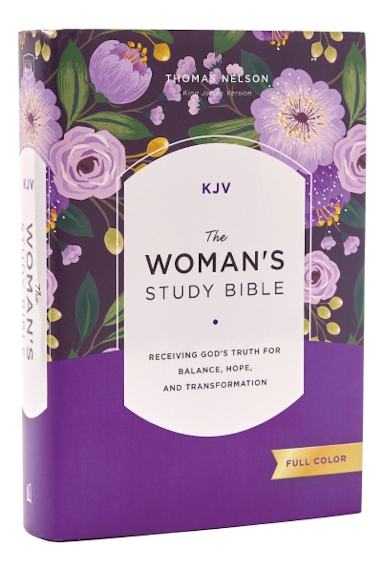 Cover image for KJV, The Woman's Study Bible, Red Letter, Full-Color Edition, Comfort  Receiving God's Truth for Balance, Hope, and Transformation, isbn: 9781400332366