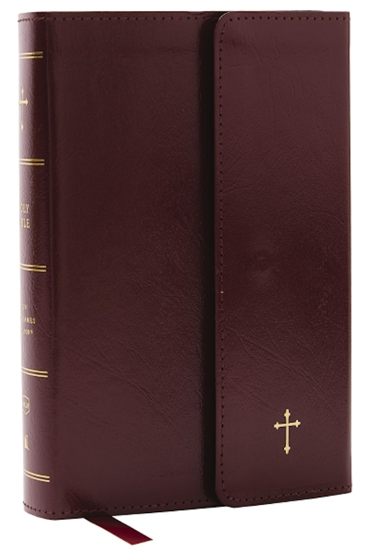 Cover image for NKJV Compact Paragraph-Style Bible w/ 73,000 Cross References, Red Letter, Comfort Print: Holy Bible, New King James Version: Holy Bible, New King James Version [Burgundy], isbn: 9781400333332