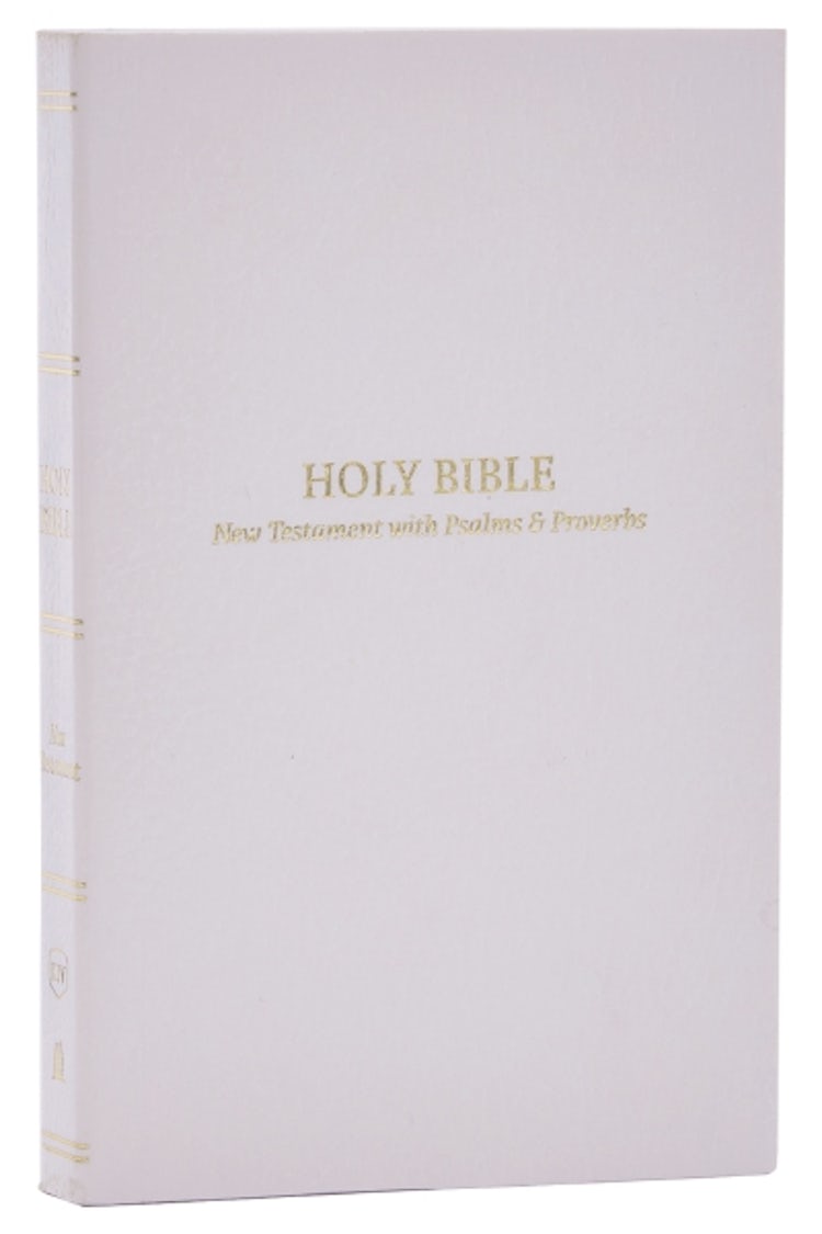 Cover image for KJV, Pocket New Testament with Psalms and Proverbs, Red Letter, Comfort Print [white], isbn: 9781400334827