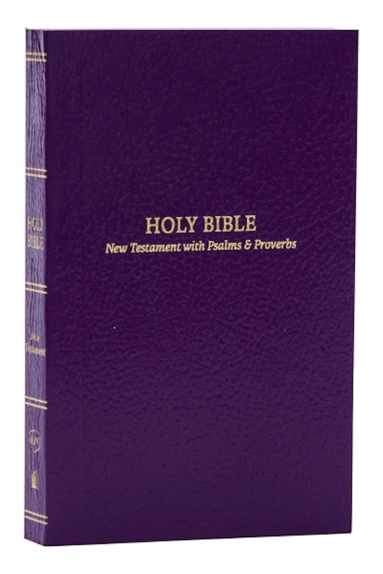 Cover image for KJV, Pocket New Testament with Psalms and Proverbs, Red Letter, Comfort Print [Purple], isbn: 9781400334834