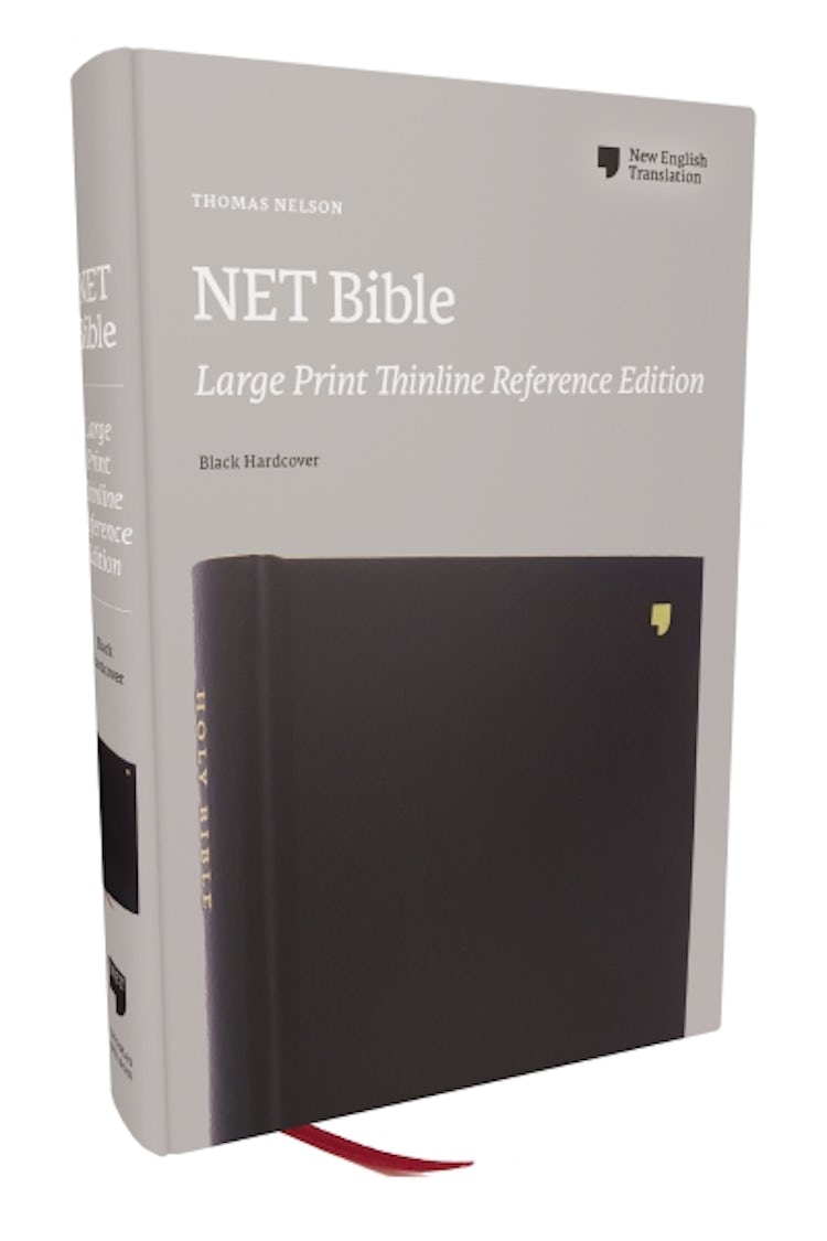 Cover image for NET Bible, Large Print Thinline with Cross References, Comfort Print, isbn: 9781400334865