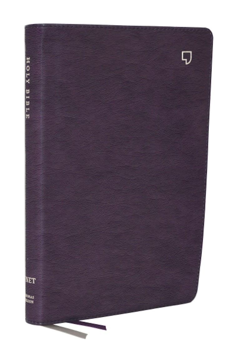Cover image for NET Bible [Large Print Thinline with Cross References, Purple, Comfort Print], isbn: 9781400334902