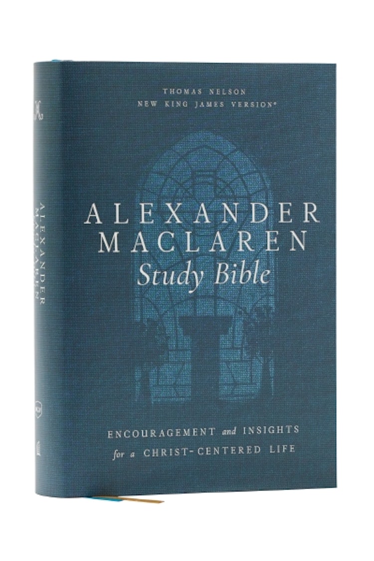 Cover image for Alexander Maclaren Study Bible: Encouragement and Insights for a Christ-Centered Life (NKJV, Hardcover, Comfort Print), isbn: 9781400335916