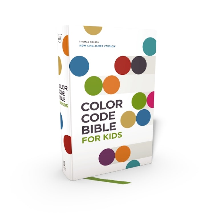 Cover image for NKJV, Color Code Bible for Kids, Hardcover, Comfort Print, isbn: 9781400335992