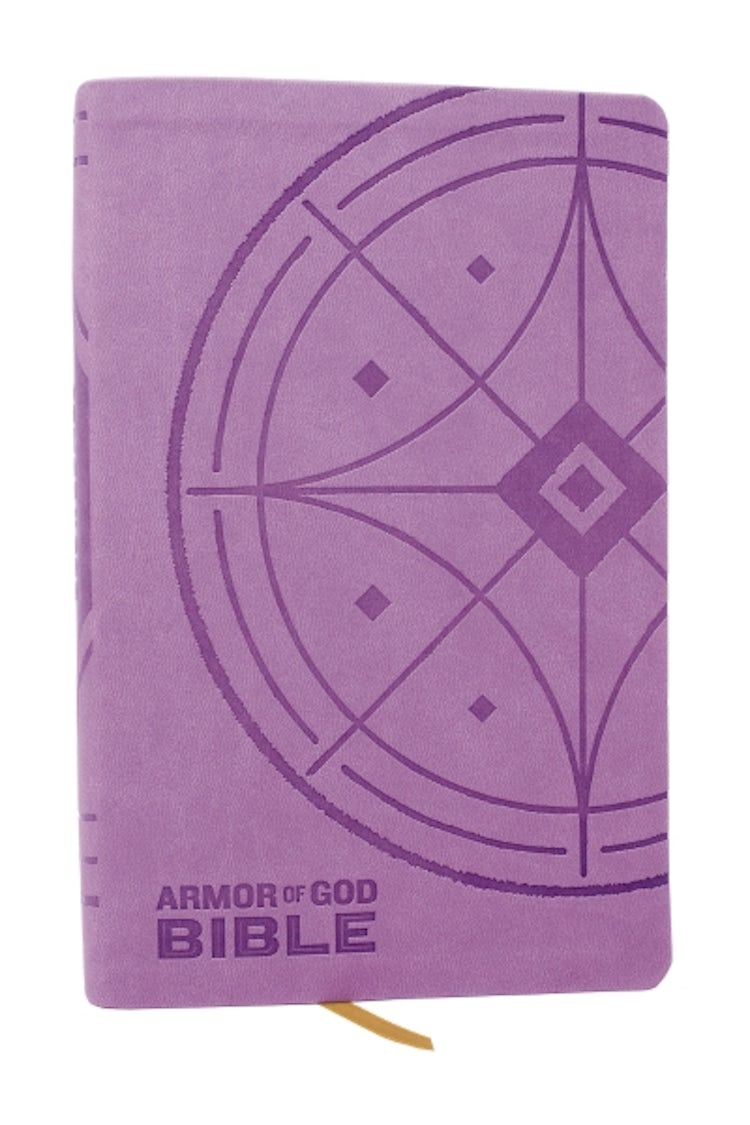 Cover image for KJV Armor of God Bible, Purple Leathersoft (Children's Bible, Red Letter, Comfort Print, Holy Bible): King James Version, isbn: 9781400336777