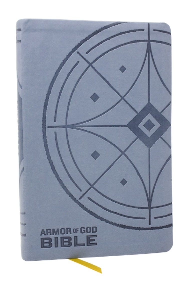 Cover image for NKJV Armor of God Bible, Blue/Gray (Children's Bible, Red Letter, Comfort Print, Holy Bible): New King James Version, isbn: 9781400336807