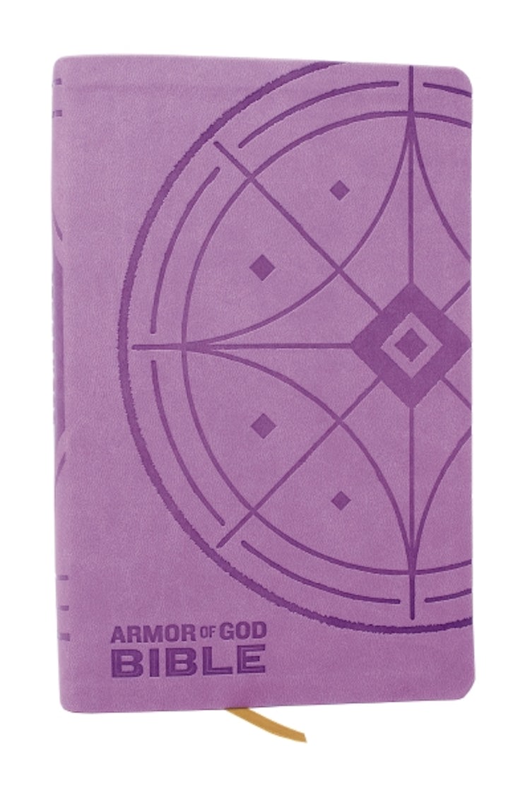Cover image for NKJV Armor of God Bible, Purple (Children's Bible, Red Letter, Comfort Print, Holy Bible): New King James Version, isbn: 9781400336814