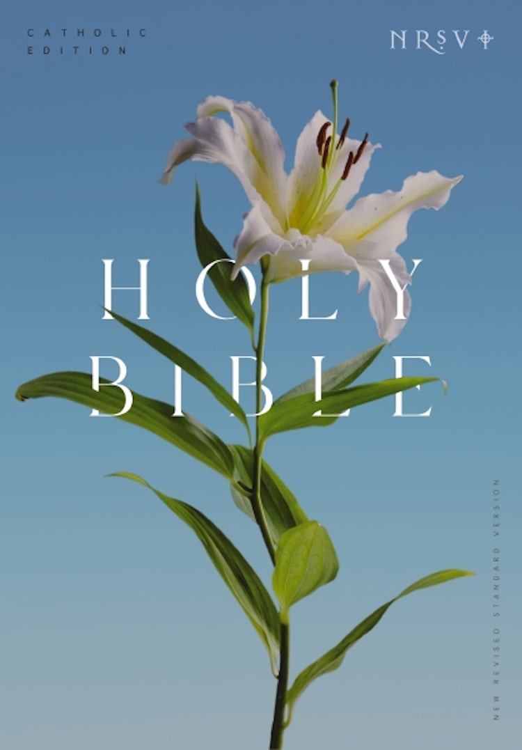 Cover image for NRSV Catholic Edition Bible, Easter Lily Paperback (Global Cover Series), isbn: 9781400337170