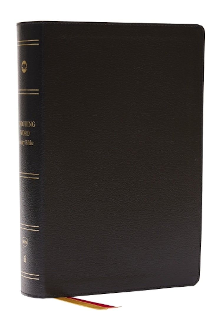 Cover image for Enduring Word Study Bible (NKJV, Black Bonded Leather, Red Letter, Comfort Print), isbn: 9781400338061