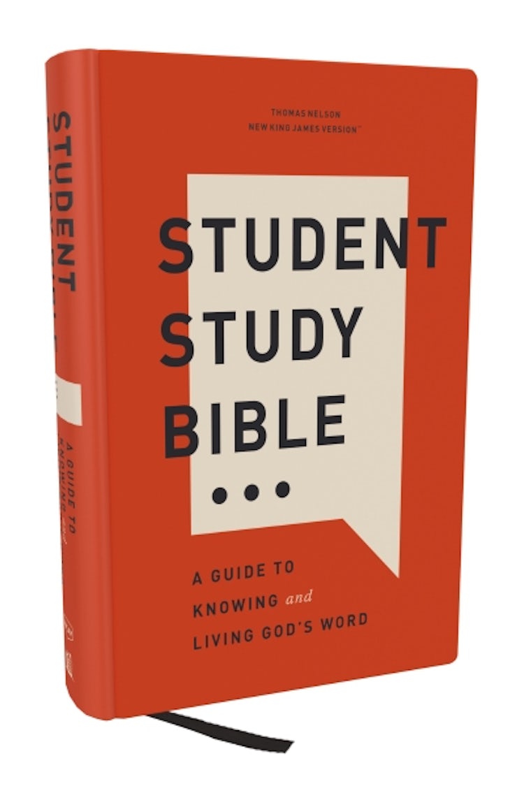 Cover image for Student Study Bible: A Guide to Knowing and Living God's Word (NKJV, Red Letter, Comfort Print), isbn: 9781400340231