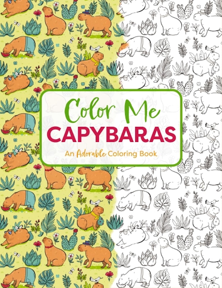Cover image for Color Me Capybaras: An Adorable Coloring Book, isbn: 9781400340729