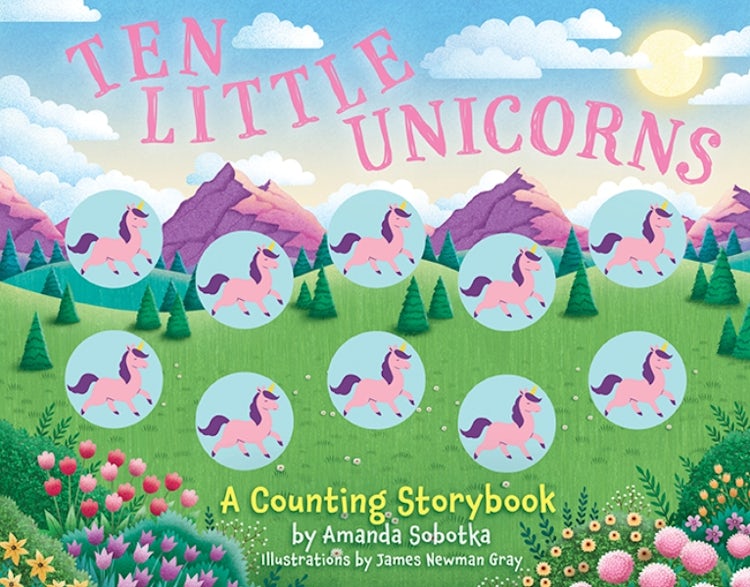 Cover image for Ten Little Unicorns: A Counting Storybook, isbn: 9781400340743