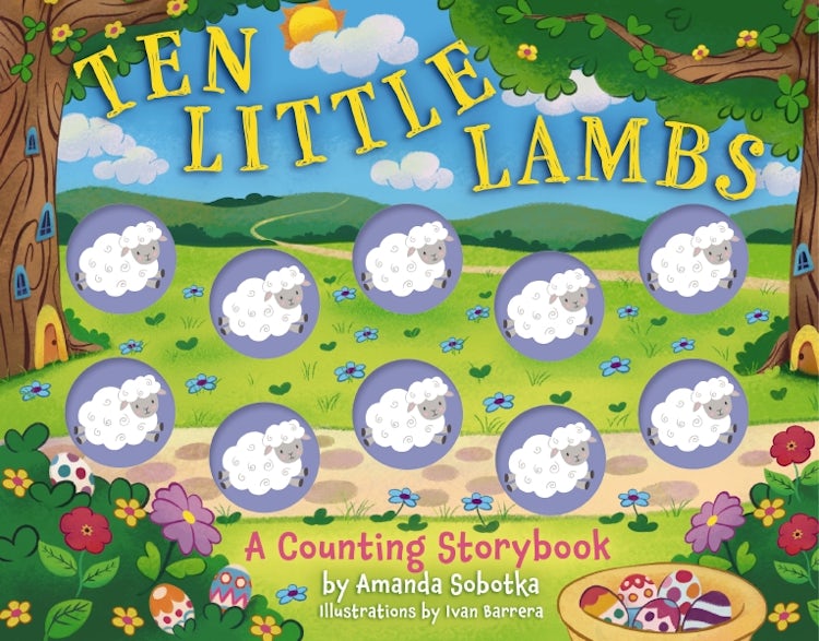 Cover image for Ten Little Lambs: A Counting Storybook, isbn: 9781400341344