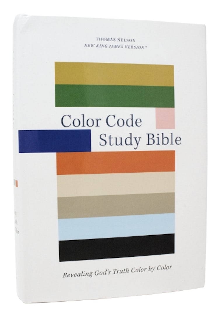 Cover image for Color Code Study Bible, Revealing God's Truth Color by Color (NKJV, Hardcover, Red Letter), isbn: 9781400341382