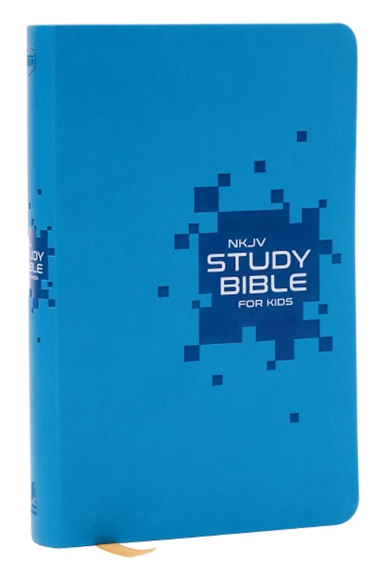 Cover image for NKJV  Study Bible For Kids, Blue:  the Premier Study Bible For Kids, isbn: 9781400342020