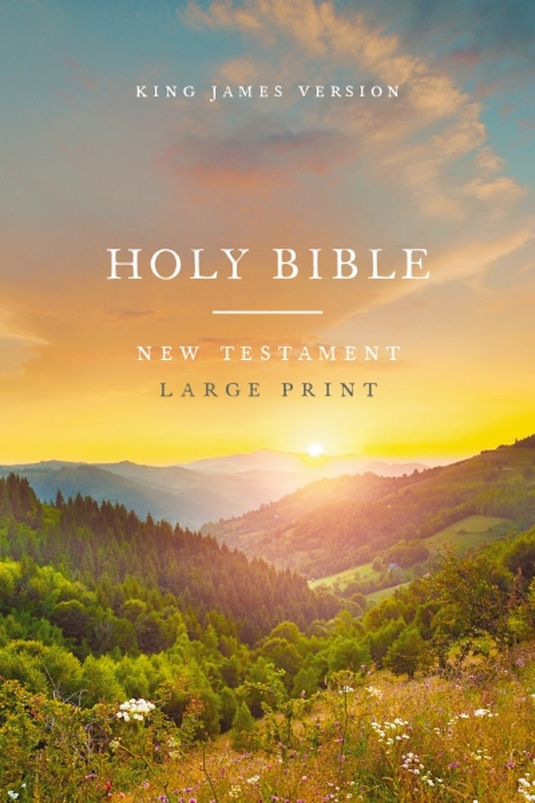 Cover image for KJV Large Print Outreach New Testament Bible, Scenic, Comfort Print, isbn: 9781400343621