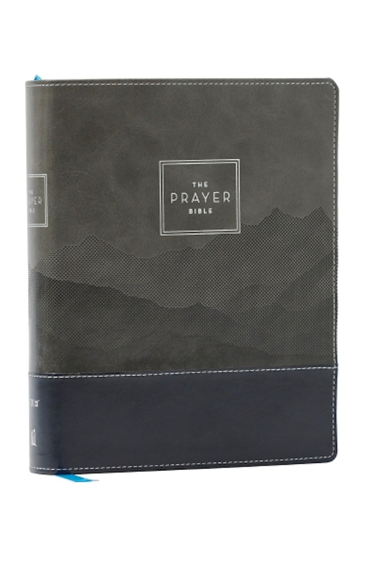 Cover image for The Prayer Bible: Pray God's Word Cover to Cover (NIV, Black/Gray, Red Letter, Comfort Print), isbn: 9781400345403