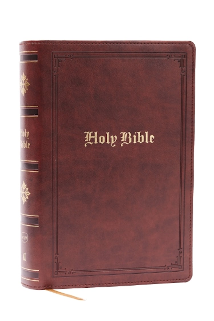 Cover image for KJV Holy Bible: Personal Size Giant Print, Brown, Red Letter, Comfort Print: King James Version, isbn: 9781400345496