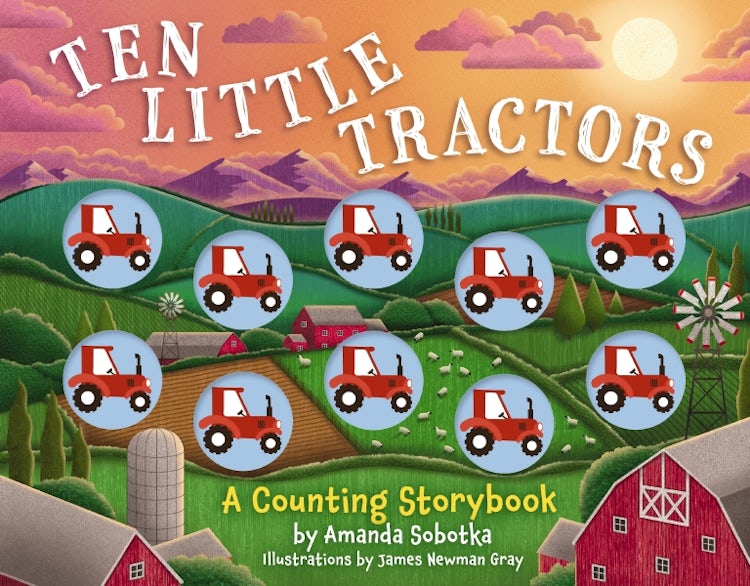 Cover image for Ten Little Tractors: A Counting Storybook, isbn: 9781400346134
